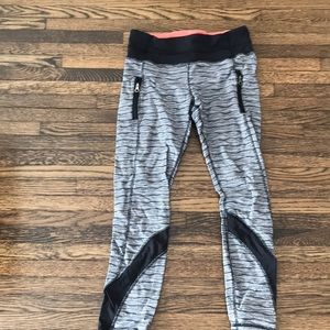 Lululemon striped workout pant